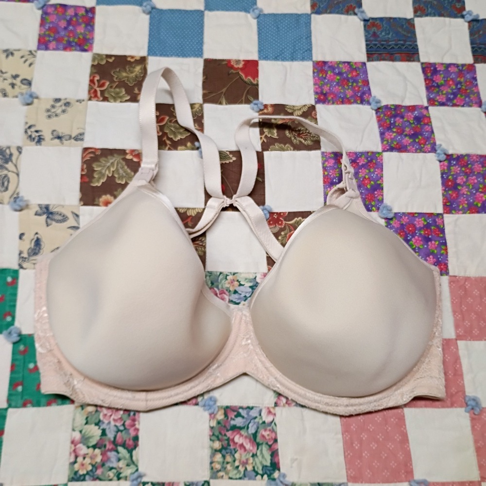 Cake Lingerie Maternity Waffle‎ 3D Spacer Bra Size 36G Light Pink 24-1030